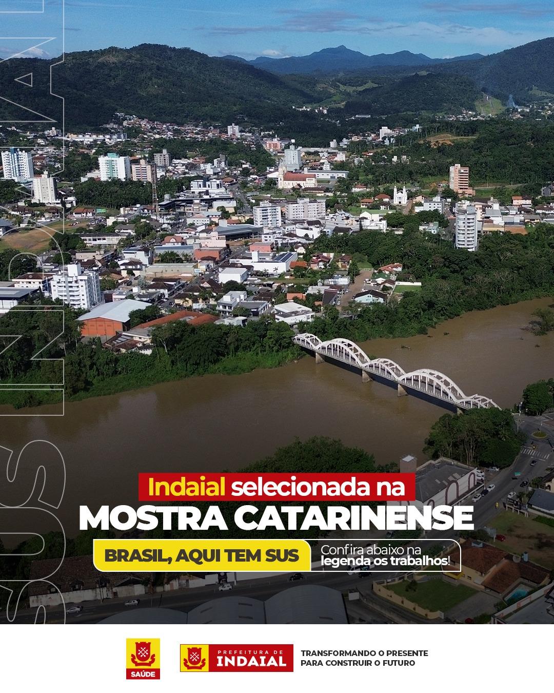 Trabalhos de Indaial são selecionados para a 7ª Mostra Catarinense “Brasil, aqui tem SUS”