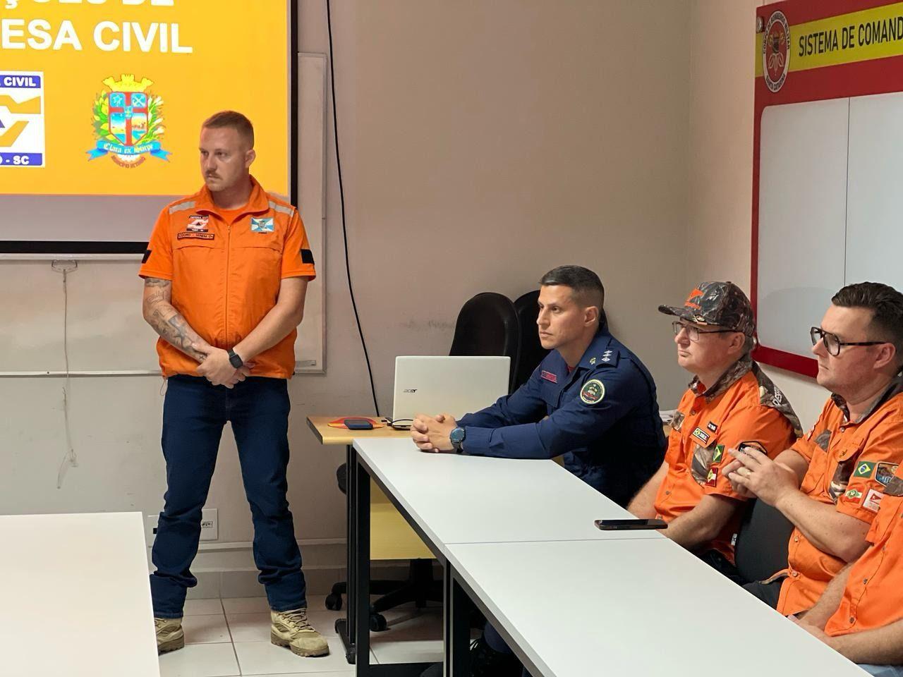 Defesa Civil de Timbó inicia capacitação para grupos e entidades da sociedade civil organização