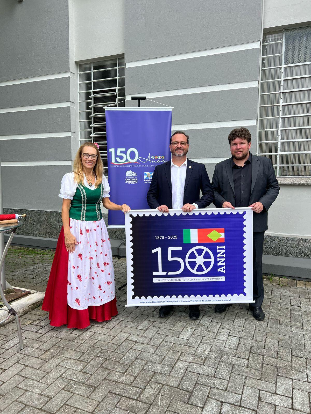 Timbó Celebra o Dia do Imigrante Italiano e Instala Comissão dos 150 Anos da Imigração