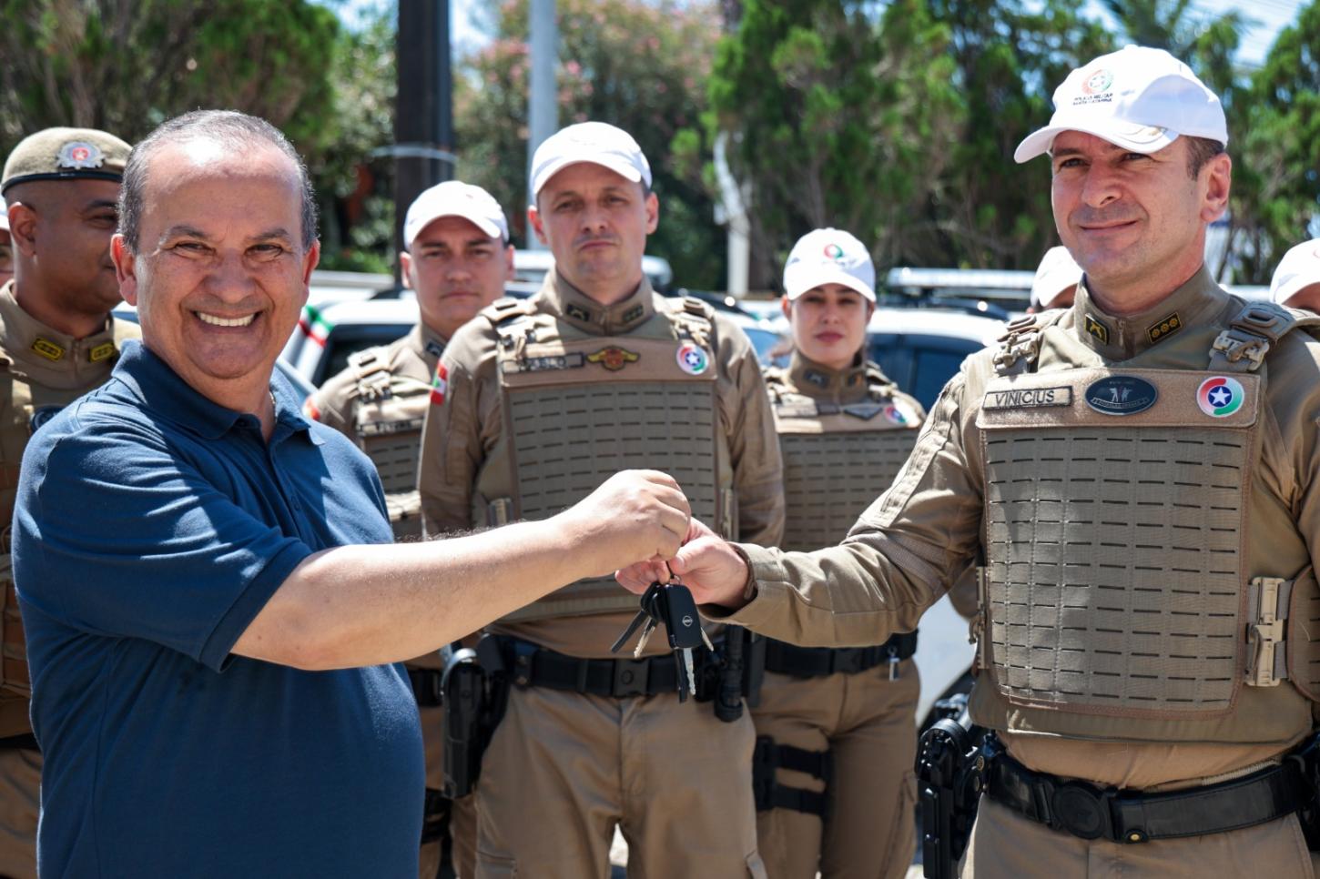 Santa Catarina recebe 25 novas viaturas para reforço no Policiamento Rodoviário e ações humanitárias