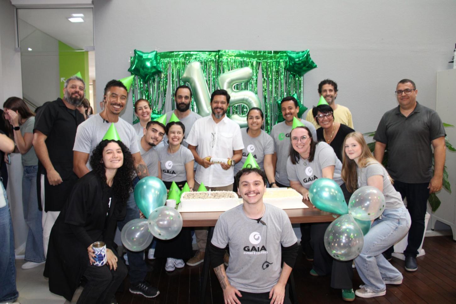 Curso e Colégio Gaia comemora 15 anos com semana especial para alunos
