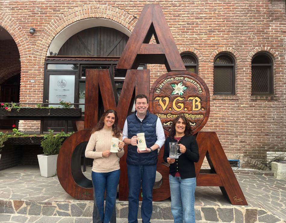 Diretor do Parque Vila Germânica visita cidade argentina da primeira Oktoberfest das Américas