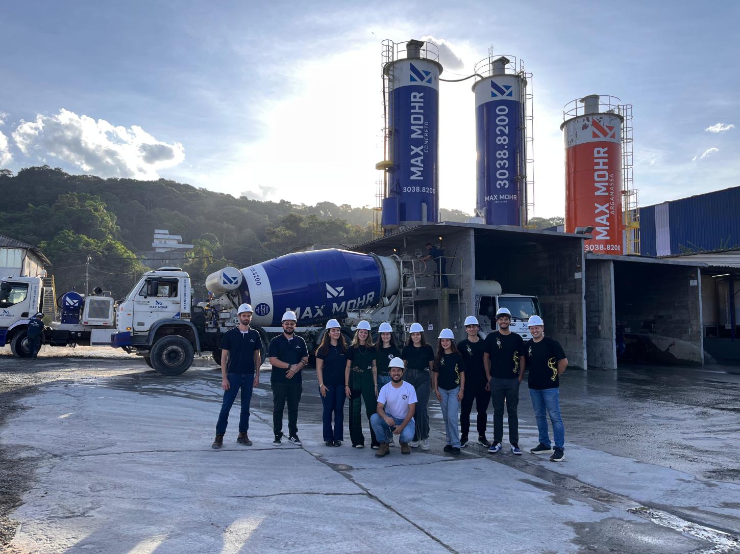 Max Mohr recebe estudantes da Udesc em Joinville