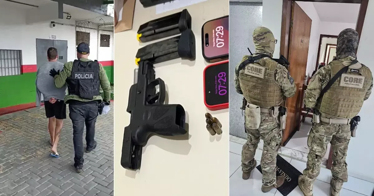 Operação prende ‘cabeças’ de facção de SC, expõe ‘conselho de guerra’ e busca advogado foragido