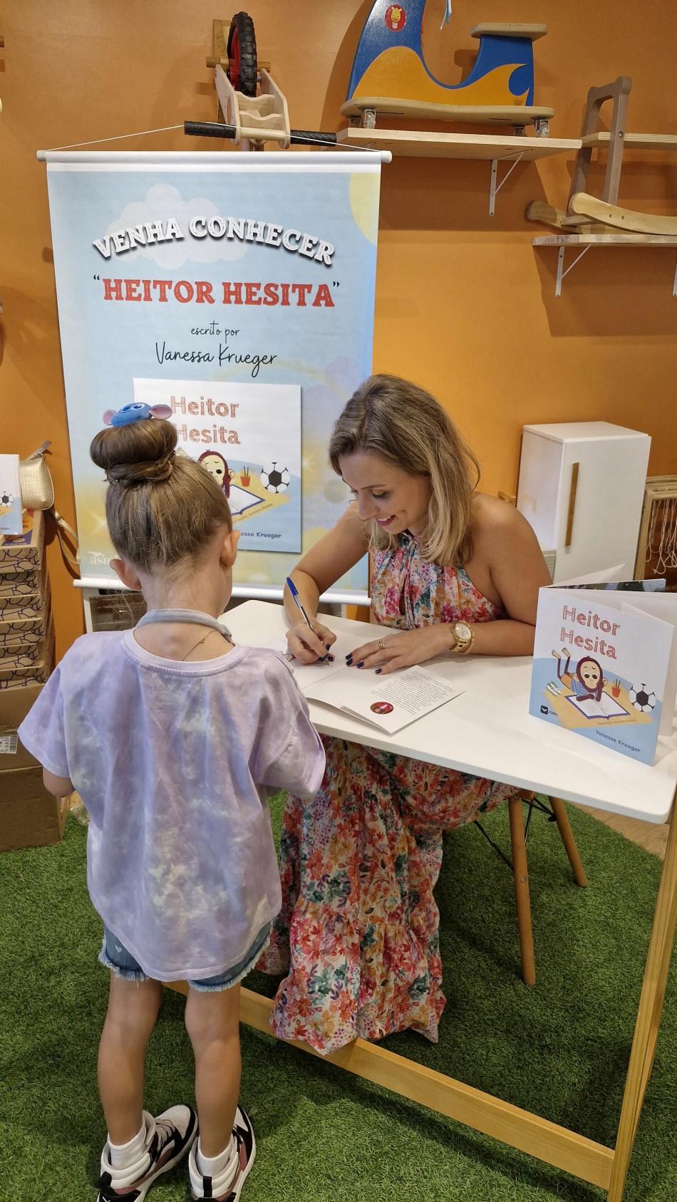 Parque da Leitura deste sábado, dia 17, terá a participação da escritora Vanessa Krueger