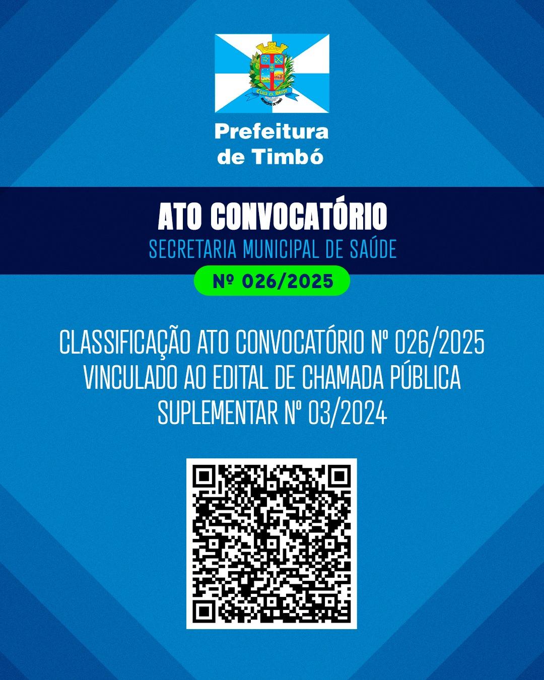 Prefeitura de Timbó divulga resultado final de processo seletivo para Auxiliar Operacional na área da Saúde