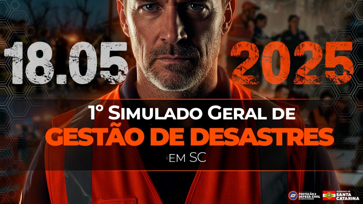 Timbó realiza 1º Simulado Geral de Gestão de Desastres neste domingo, 18 de maio