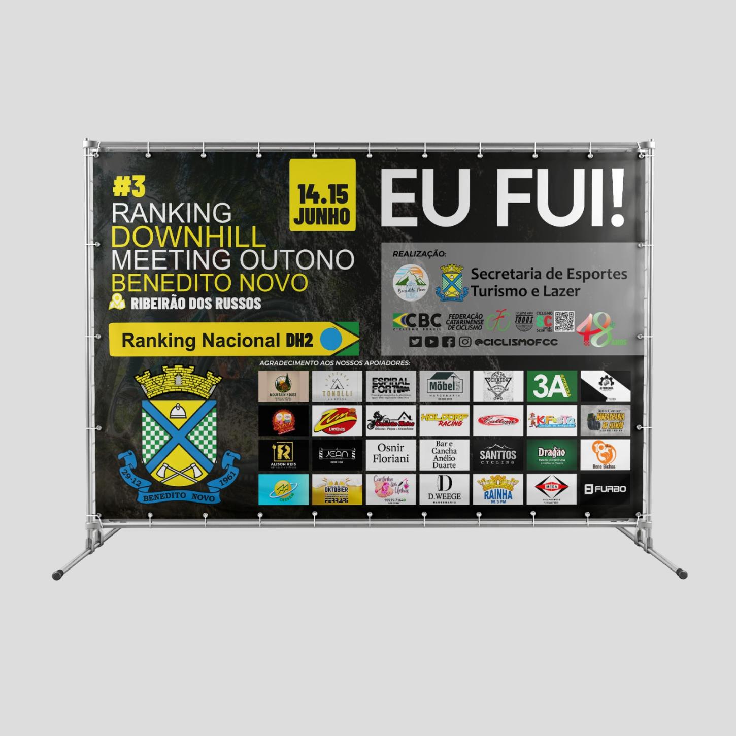 Benedito Novo recebe final de semana de esportes radicais com Campeonato Catarinense de Downhill