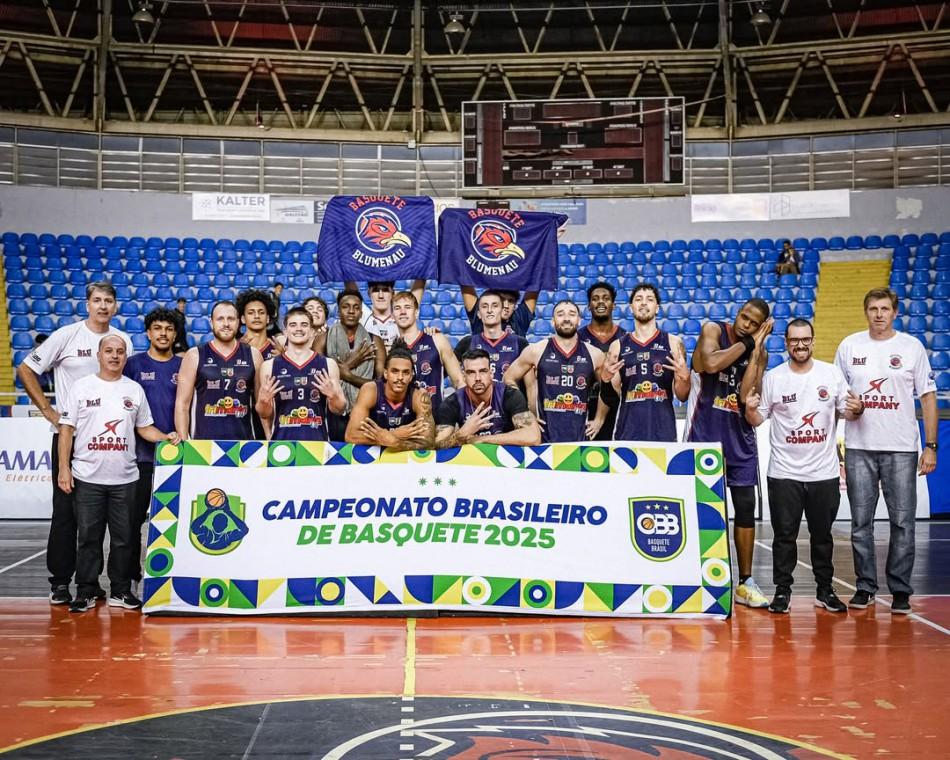 Blumenau disputa o quadrangular final do Campeonato Brasileiro de Basquete neste fim de semana