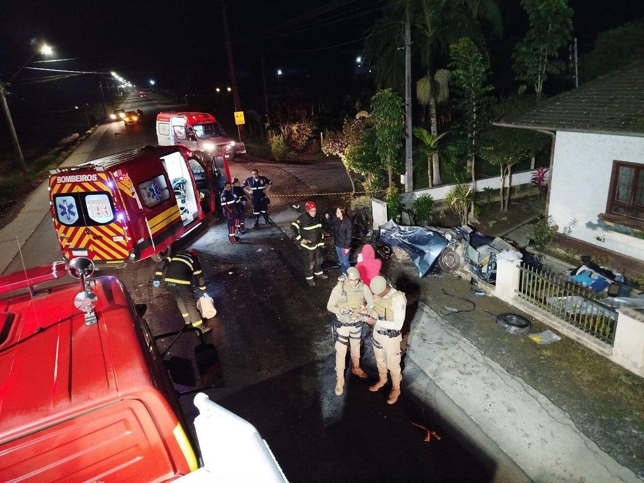 Testemunha relata momentos após acidente que tirou a vida de motorista em Timbó