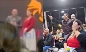 Um culto que deveria ser de adoração terminou em escândalo, gritos e polícia na porta da igreja em Joinville.