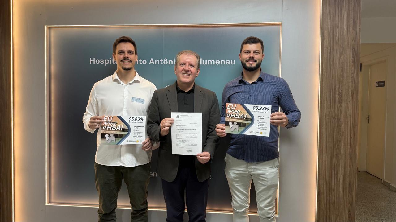 Vereadores fazem entrega de mais R$ 2,5 milhões em emenda para o Hospital Santo Antônio