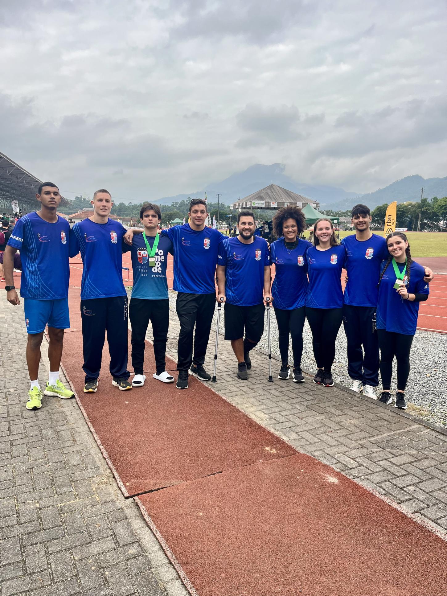 Atletas de Pomerode se destacam no Estadual Sub-23 de Atletismo em Jaraguá do Sul