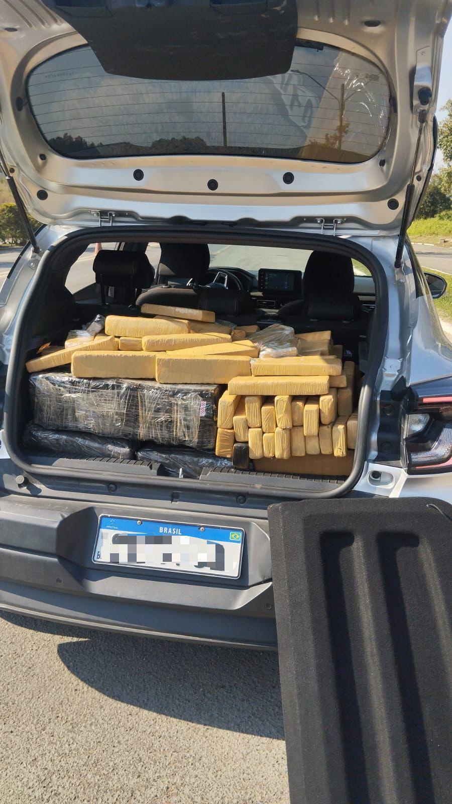 Casal é detido com mais de 230 quilos de maconha e anabolizantes em Santa Catarina