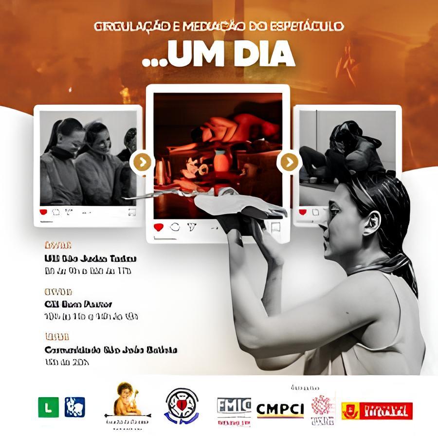 Circulação do Espetáculo Um Dia, do Coletivo Delas, chega a mais de 1.400 alunos de escolas municipais e instituições de Indaial