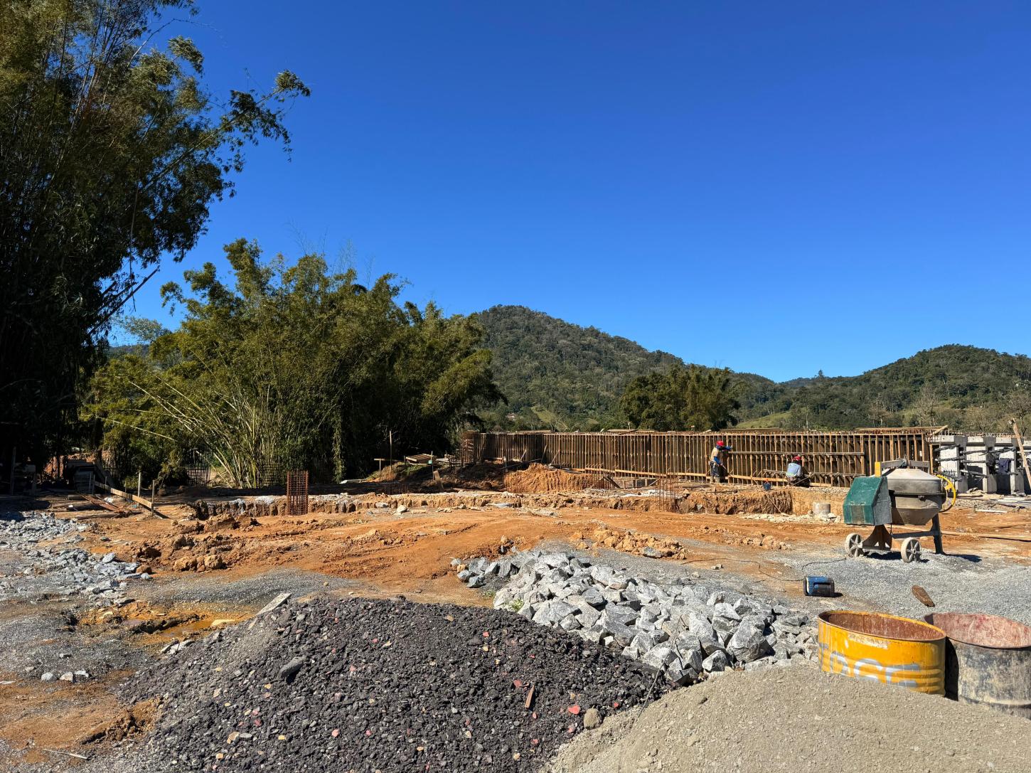 Prefeitura de Pomerode avança na obra de ligação entre a Rua 15 de Novembro e a Rua dos Atiradores