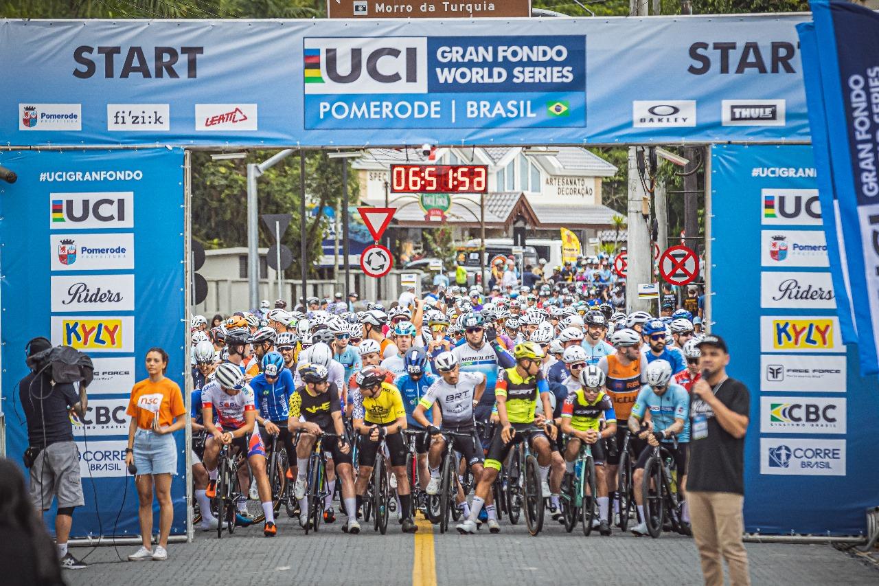 Timbó será sede do UCI Gran Fondo World Series 2025, prova mundial de ciclismo