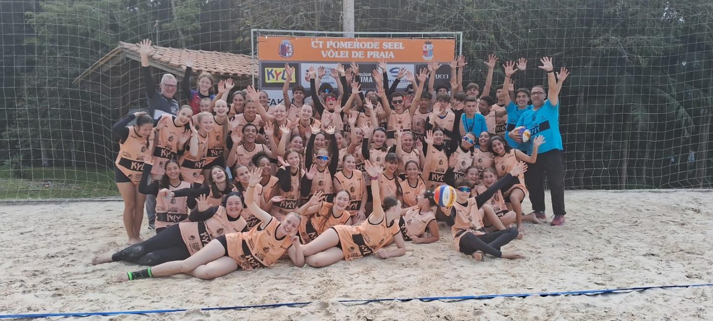 TORNEIO DA AMIZADE DE VÔLEI DE PRAIA EM POMERODE PARTICIPARAM  80 ATLETAS