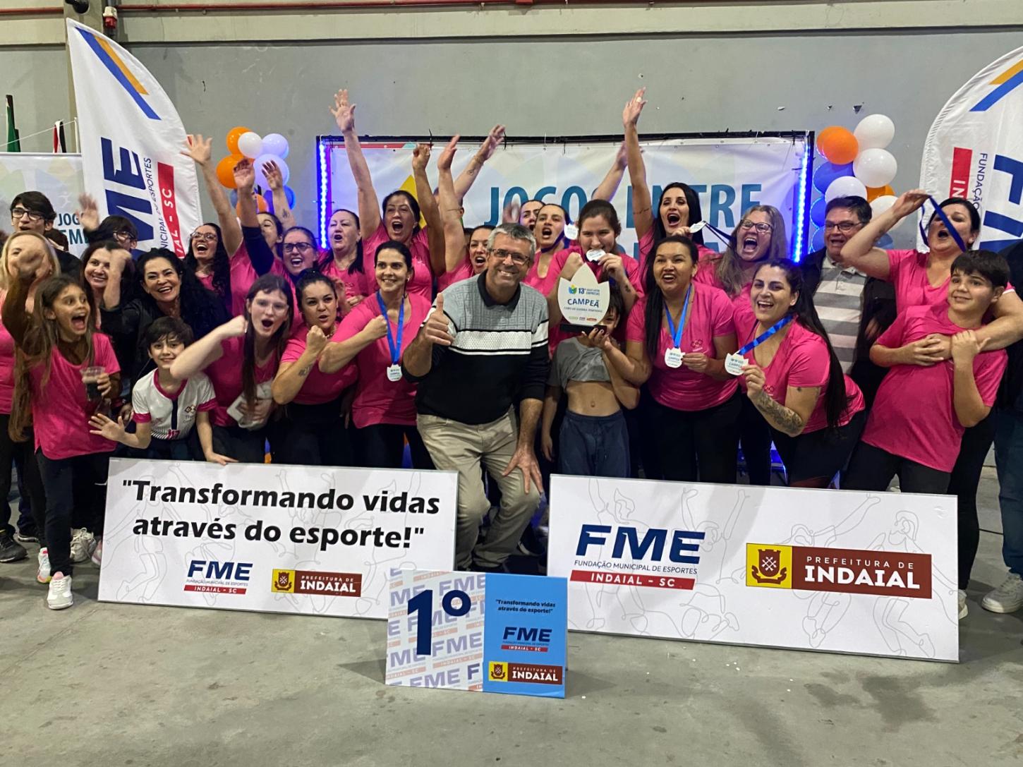 Abertura dos 13º Jogos entre Empresas reúne empresas participantes de Indaial