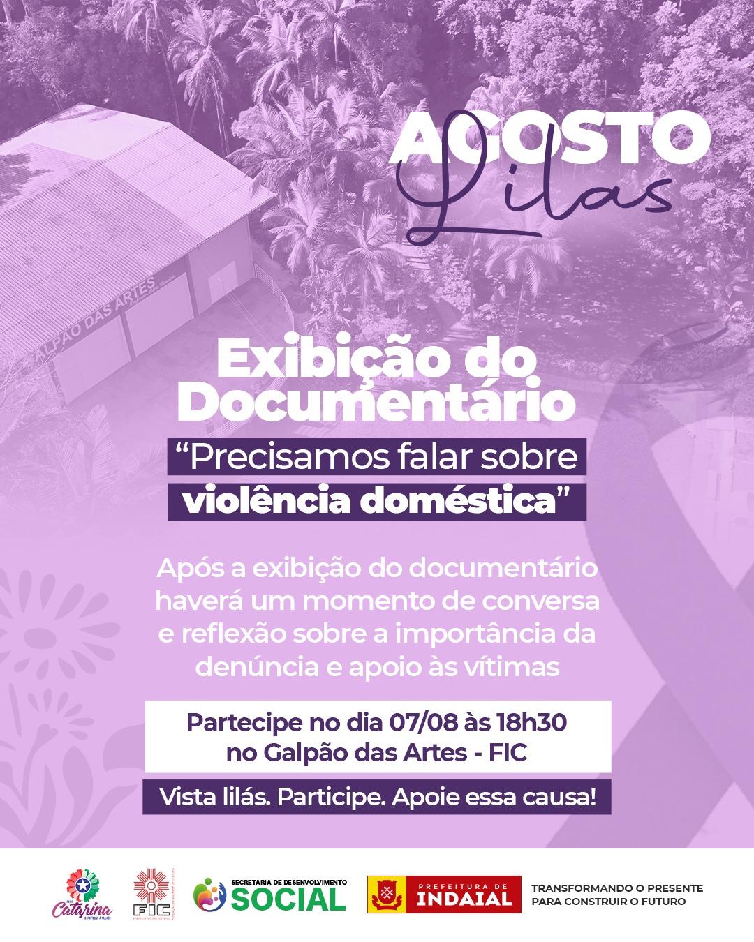 Caminhada marca os 19 anos da Lei Maria da Penha em Indaial
