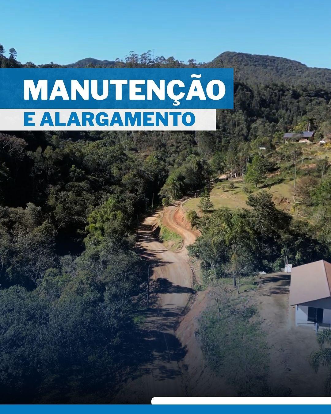Prefeitura Municipal de Benedito Novo revitaliza antiga estrada de ligação à Auto Liberdade