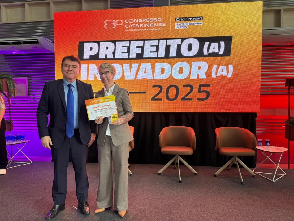 Blumenau é reconhecida com o prêmio Prefeito Inovador por projeto de monitoramento de obras