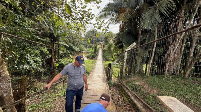 Pinguela da Rua Ponte Serrada passa por manutenção e terá bloqueios temporários.