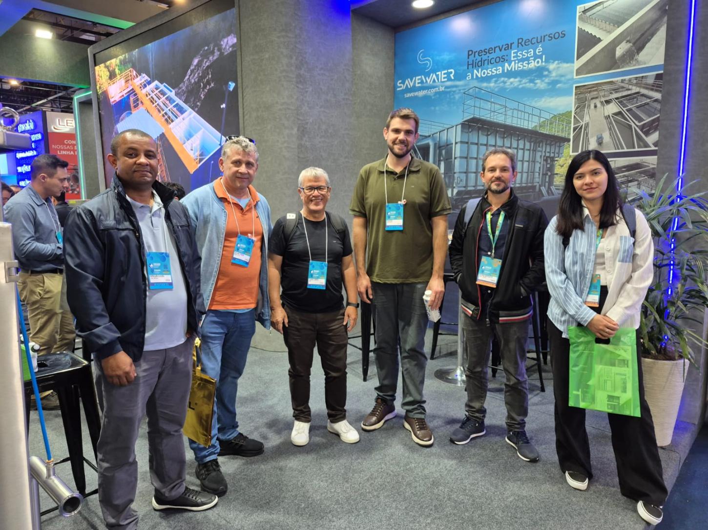 Empresa responsável pela Estação de Tratamento de Água (ETA) modular do Zantão apresenta projeto na Fenasan