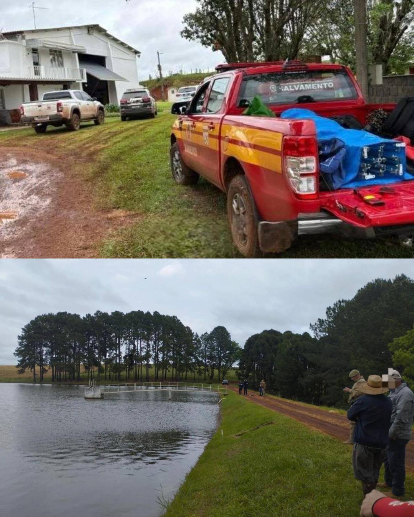 Filho reage a assalto e impede roubo milionário em fazenda de Campos Novos; um criminoso morre afogado