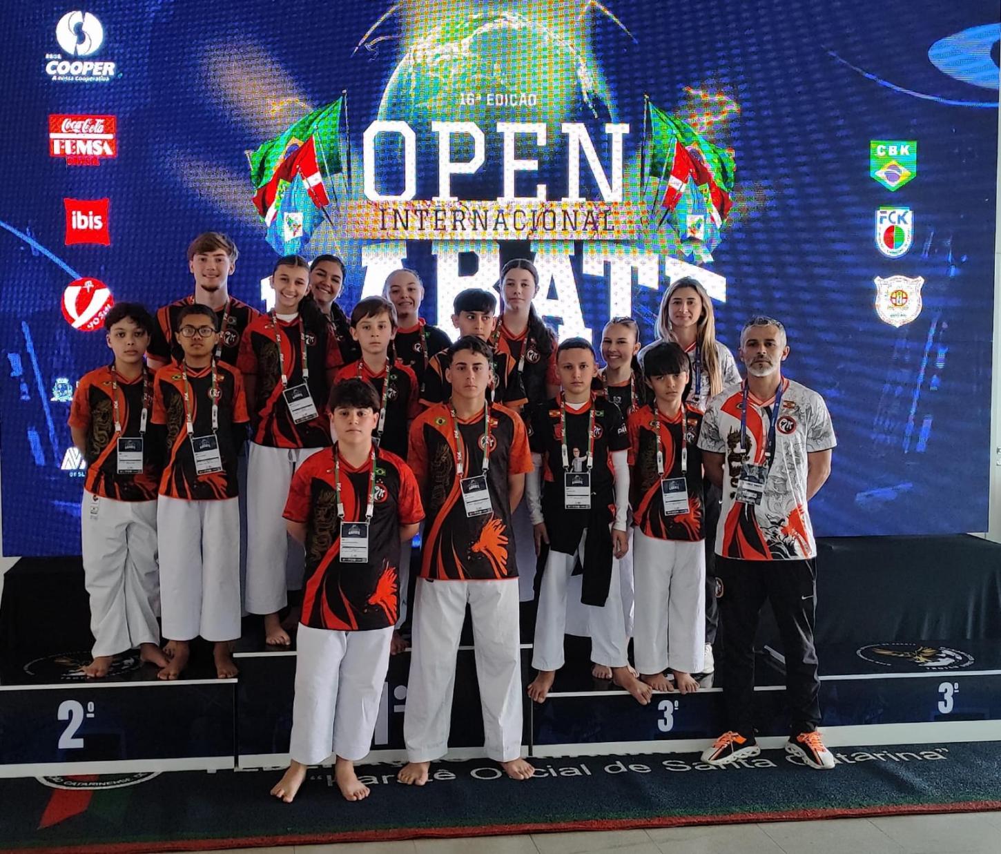 Kamikaze/Fme Indaial conquista 13 medalhas no 16º Open Internacional de Joinville
