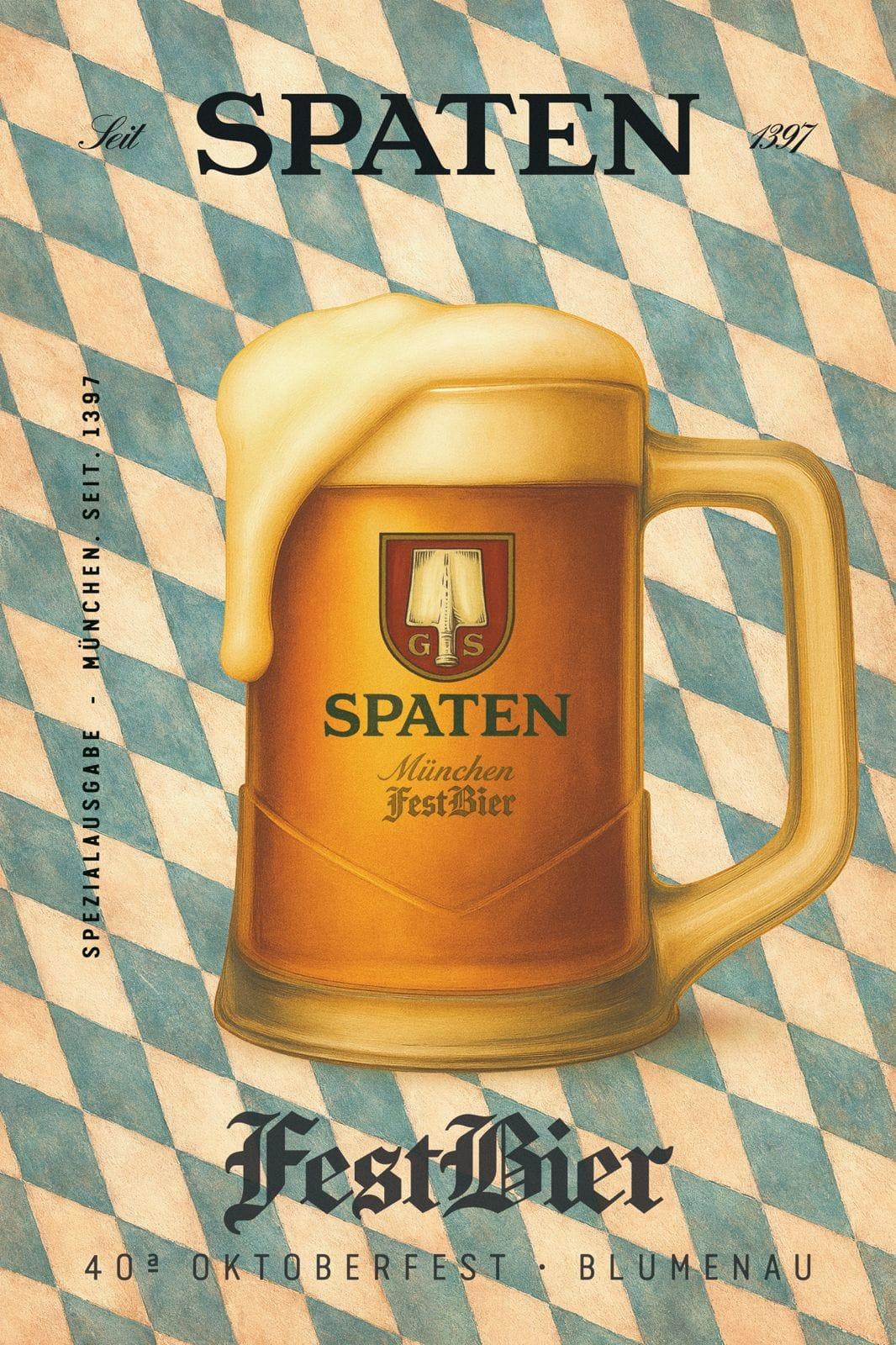 Spaten lança cerveja exclusiva para celebrar a 40ª Oktoberfest de Blumenau