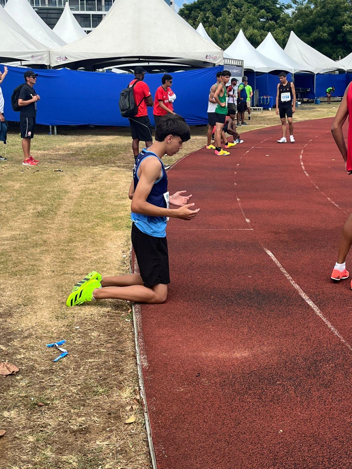 Timbó conquista duas medalhas de bronze no Campeonato Brasileiro Sub-16 de Atletismo.