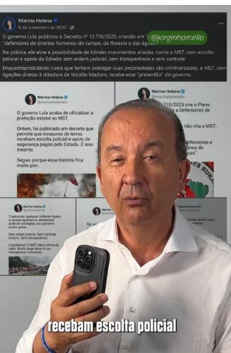 Ana Paula Lima aciona MPSC contra governador Jorginho Mello por divulgação de fake news e incitação à violência