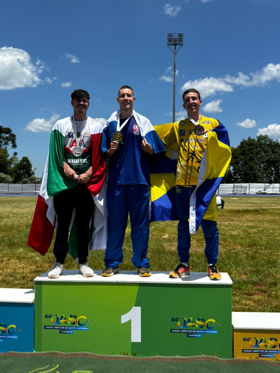 Atletismo de Pomerode conquista medalhas e ultrapassa recorde nos JASC 