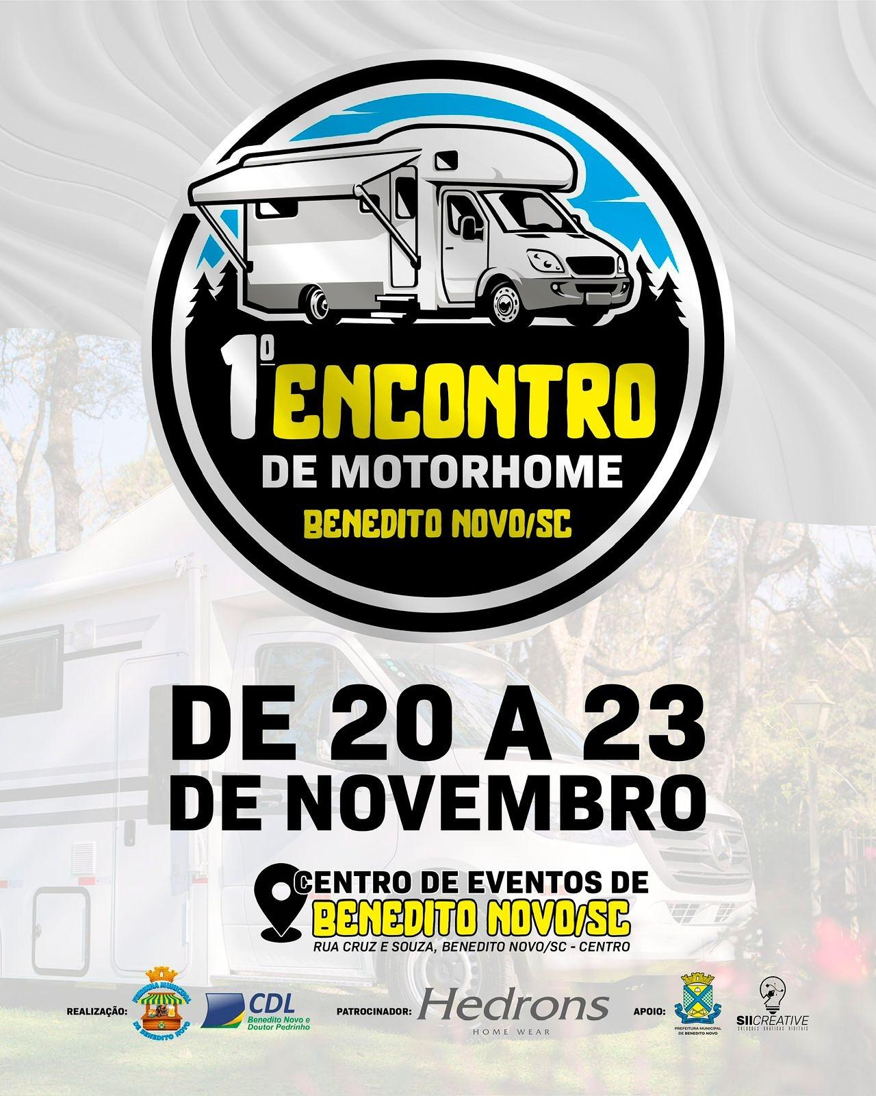 Benedito Novo Se Prepara Para Receber O 1º Encontro Nacional De Motorhomes E Campismo