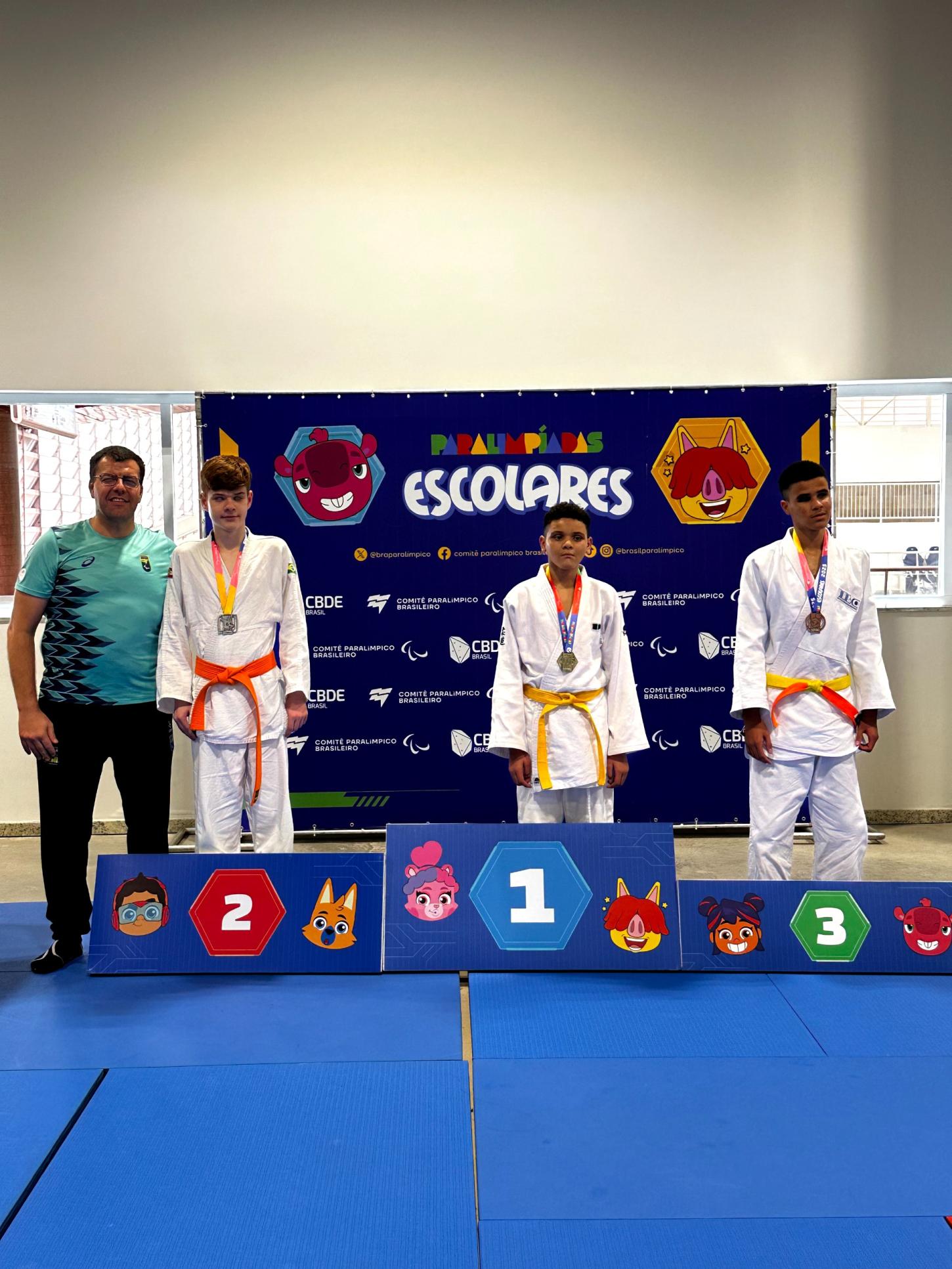 Indaialense conquista vice-campeonato nacional no Judô das Paralimpíadas Escolares 2025