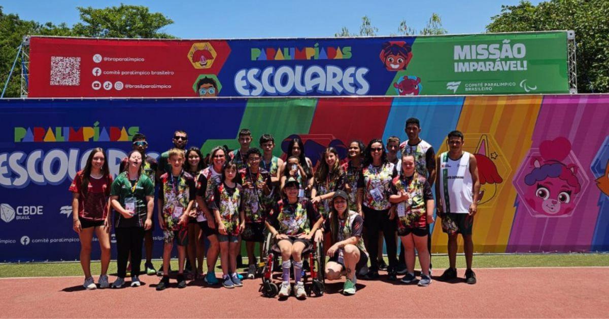 Blumenauenses conquistam medalhas e recordes nas Paralimpíadas Escolares 2025