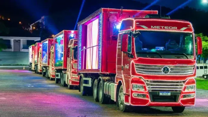 Caravana da Coca-Cola passa por Pomerode no dia 21 de dezembro com trajeto especial pela cidade