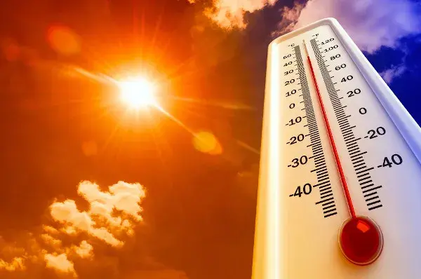 Timbó ultrapassa os 40°C e sensação térmica passa dos 55°C na tarde deste sábado
