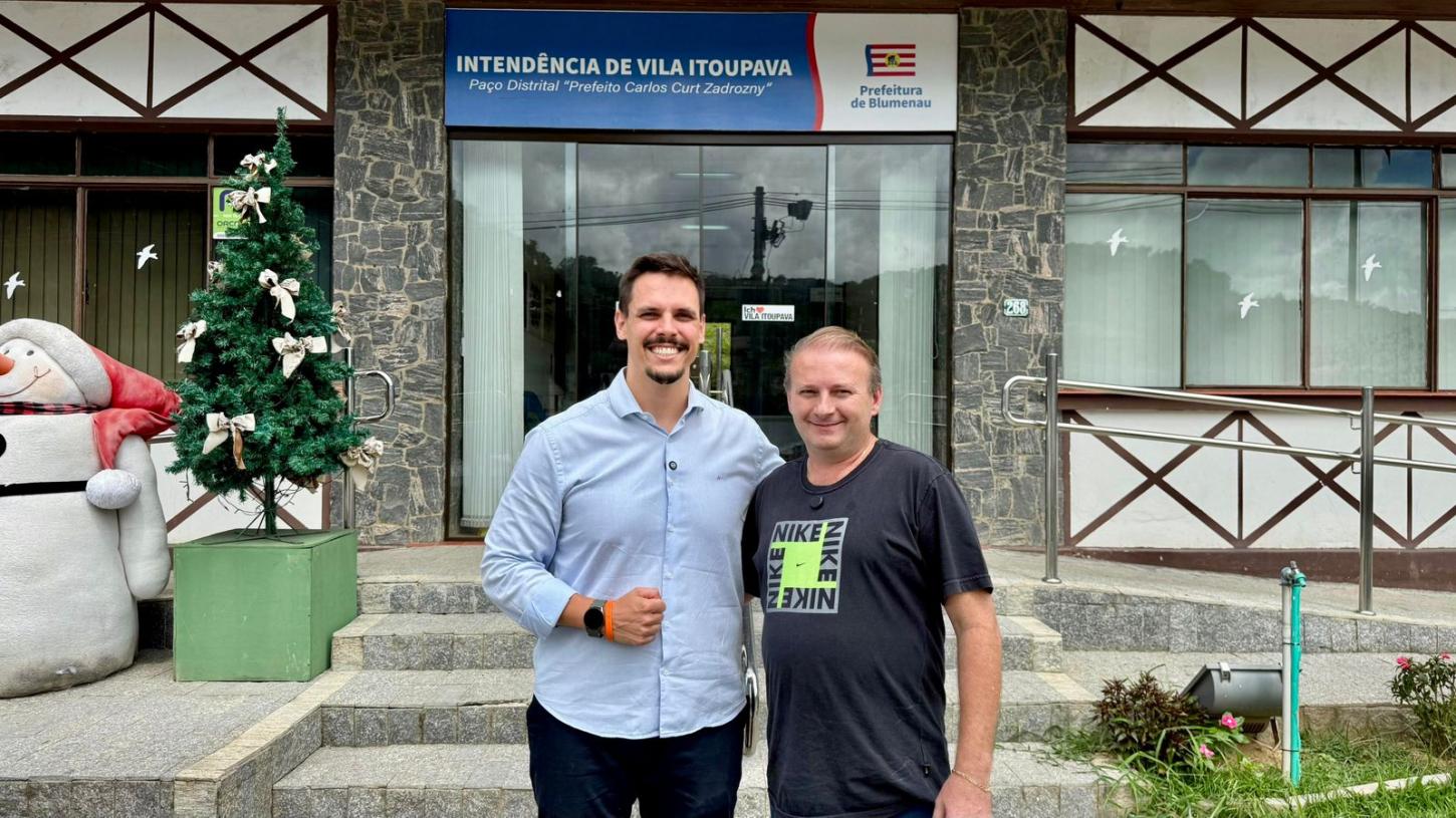Após troca de intendente, vereador Bruno Win retoma articulação para garantir permanência da subdelegacia na Vila Itoupava