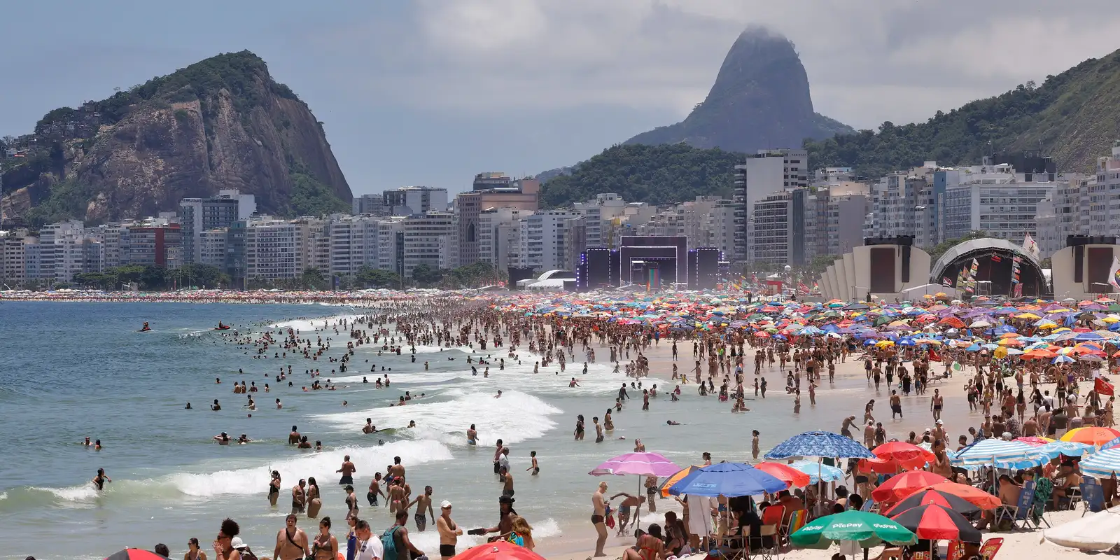 Estado do Rio registra temperaturas elevadas, superando a média histórica