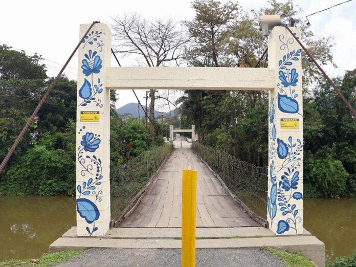 Mais segurança no caminho: ponte pênsil passa por revitalização completa