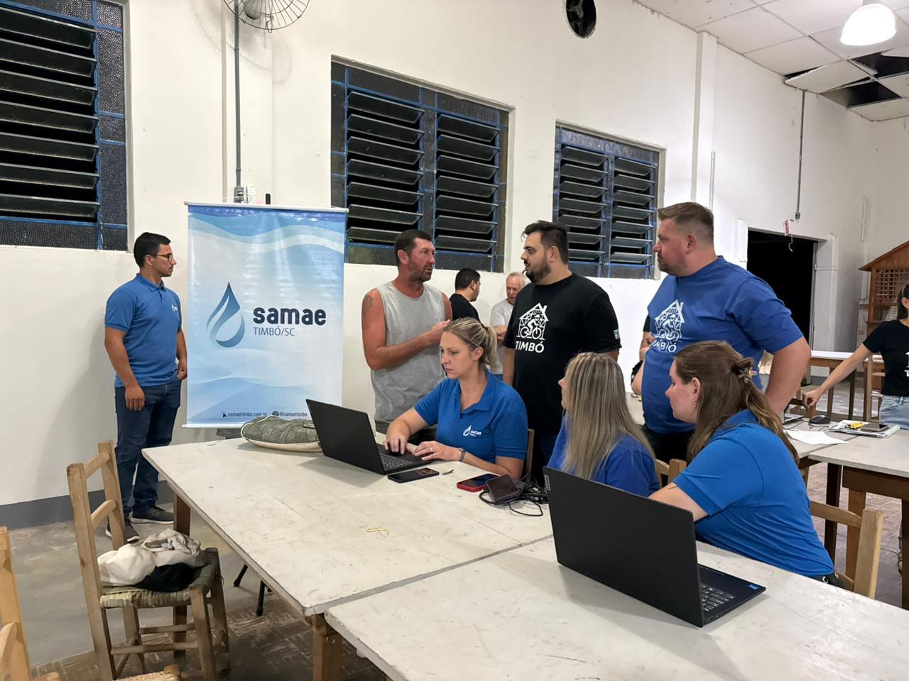 Samae realiza atendimentos no primeiro Timbó + Perto