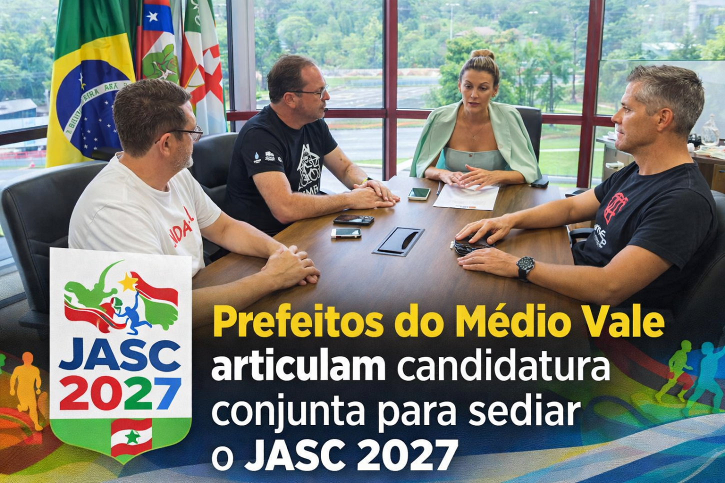 Prefeitos do Médio Vale discutem JASC 2027