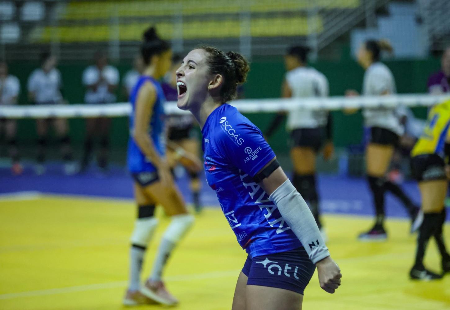 Abel Moda Vôlei vira jogo contra o Ceará e sai na frente na semifinal da Superliga B Feminina