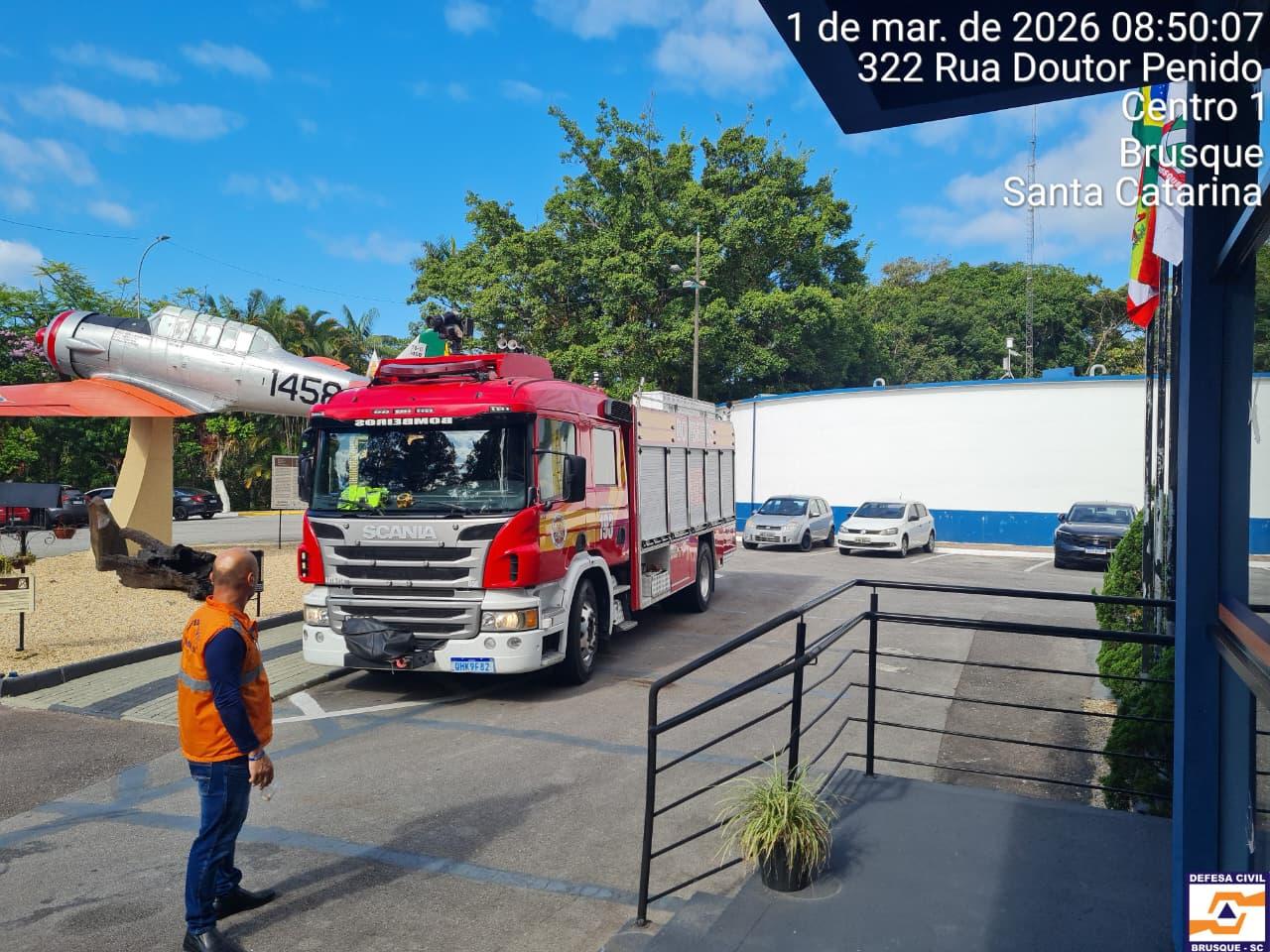 Brusque participa do 2º Simulado Geral de Gestão de Riscos e Desastres promovido pela Defesa Civil de Santa Catarina