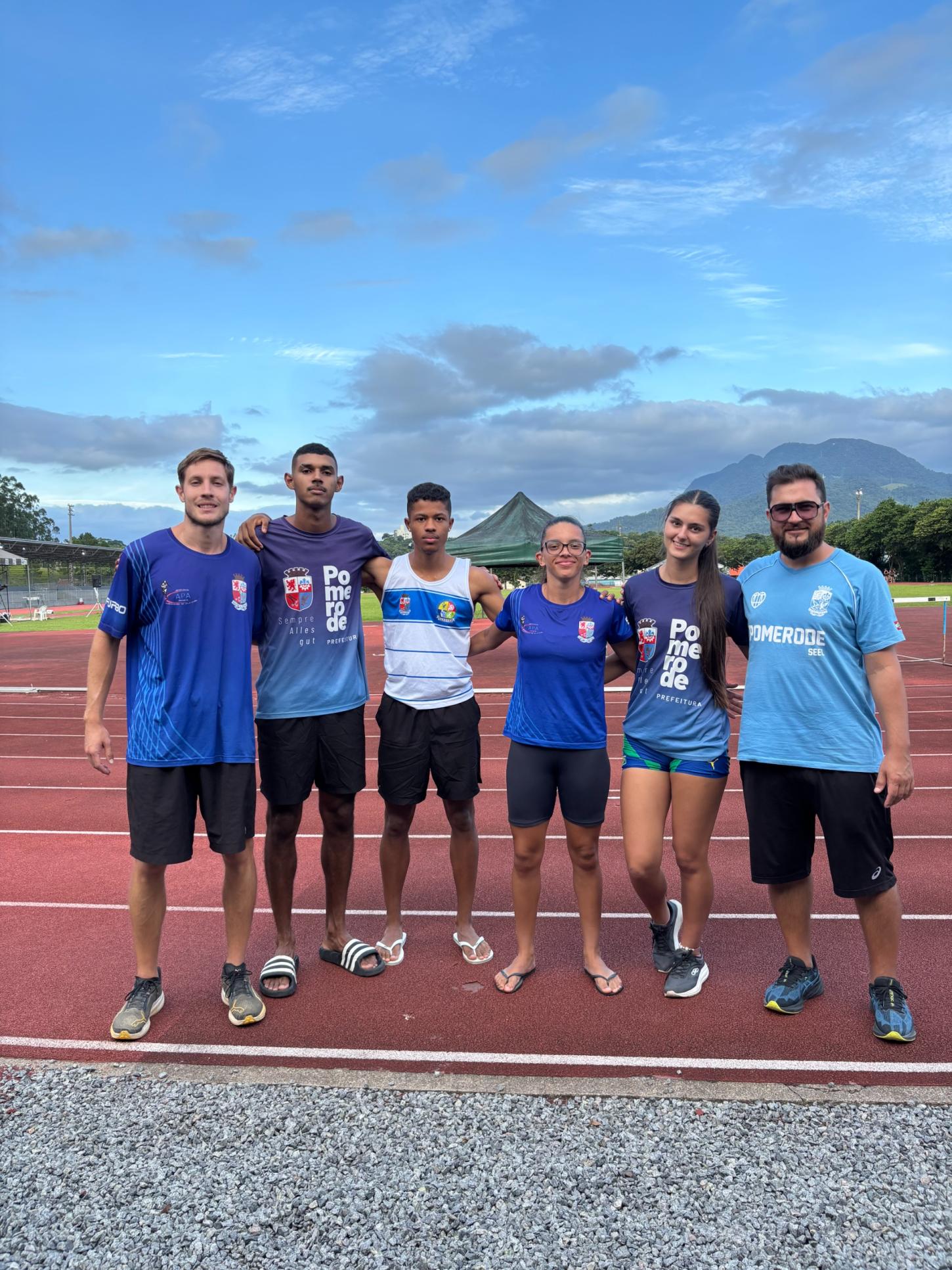 Pomerode conquista primeiro lugar em duas modalidades do atletismo em Jaraguá do Sul