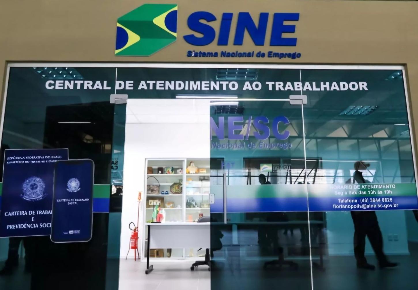 Sine oferece 8,7 mil vagas de emprego em Santa Catarina