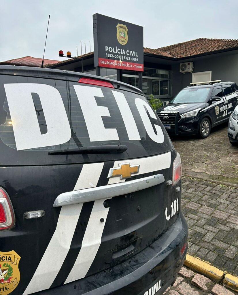 Flagrante em Timbó: quadrilha é presa dentro de cartório ao tentar golpe milionário com documentos falsos