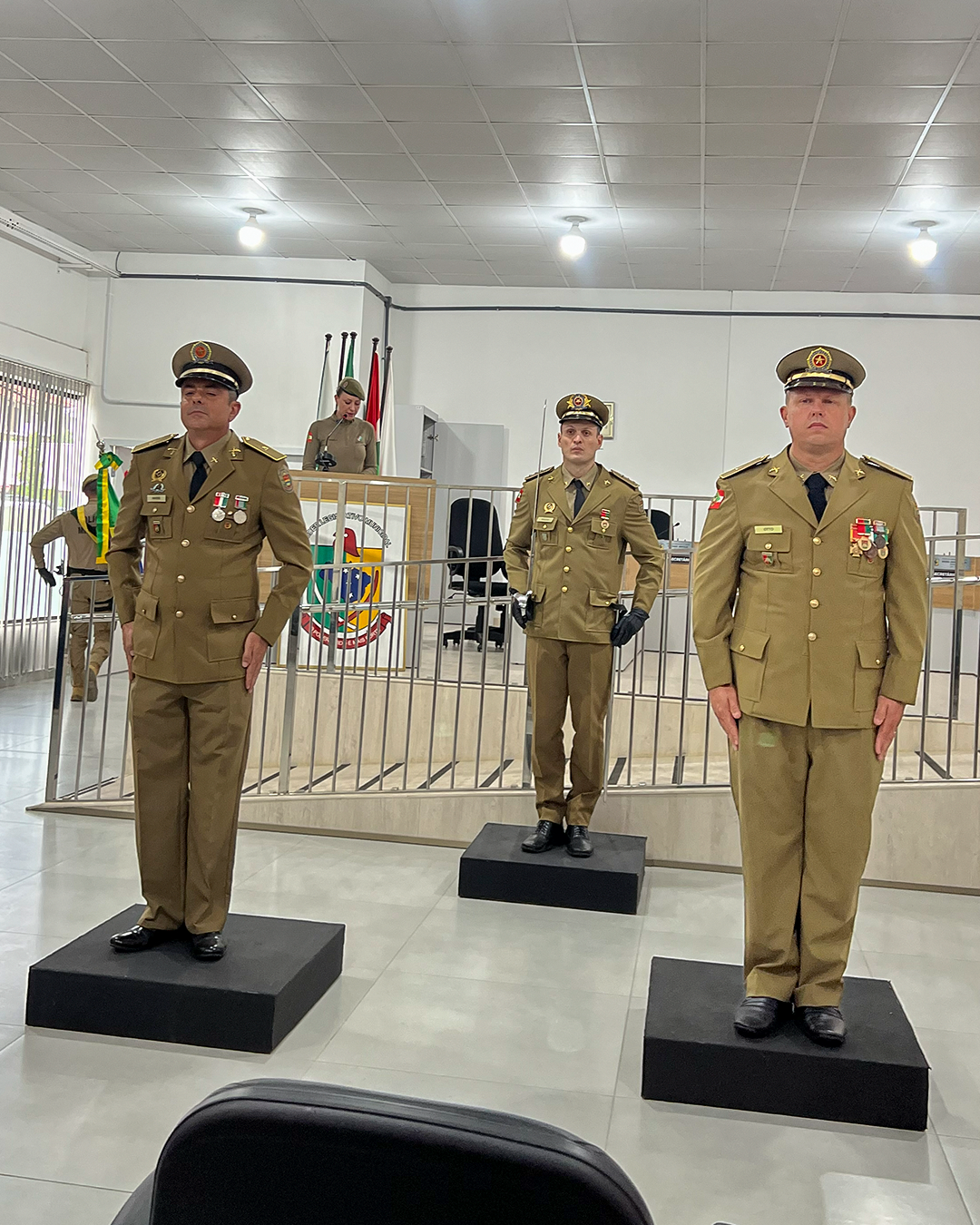 Polícia Militar de Rodeio tem novo comando em solenidade na Câmara de Vereadores